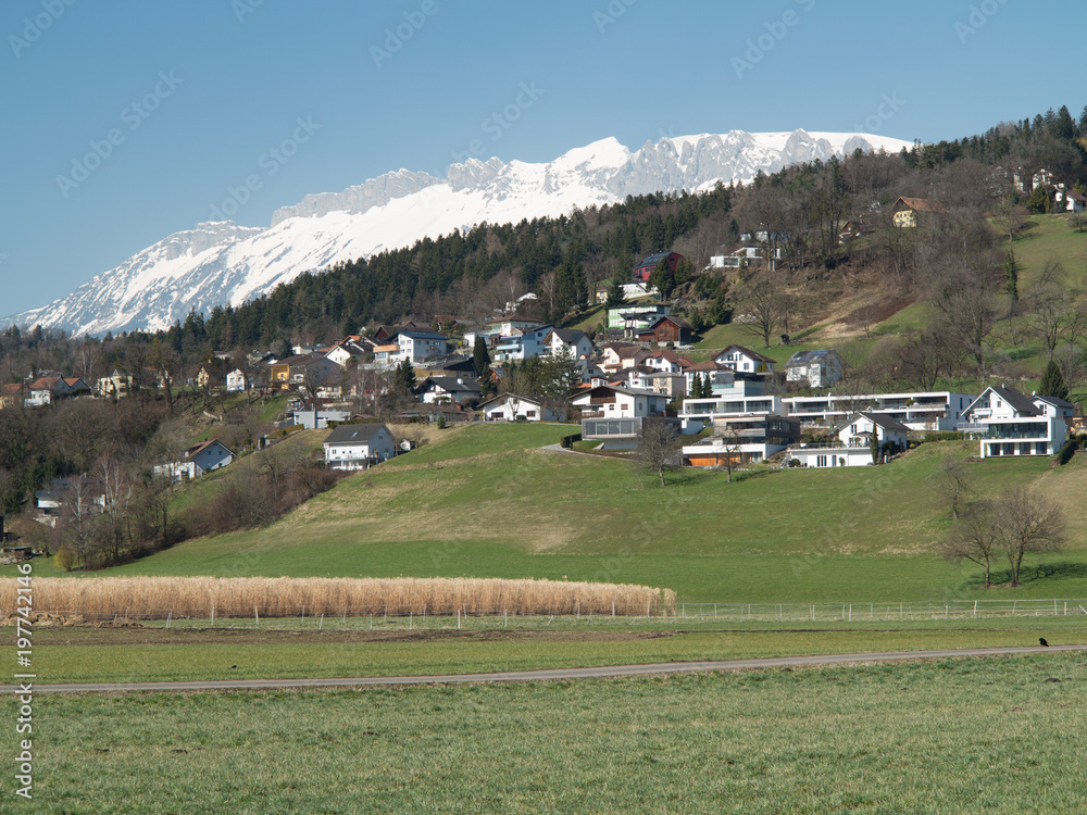 Am Egelsee zwischen Feldkirch und Liechtenstein