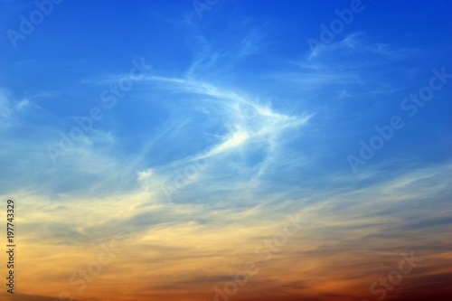 cloudy on blue sky for background