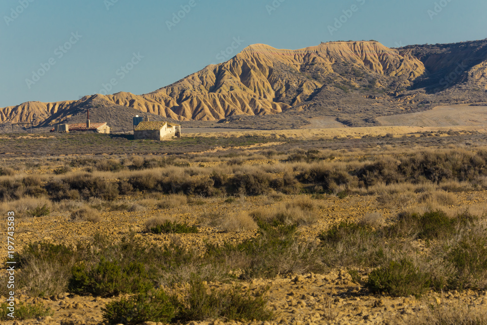 Fototapeta premium Berdenas Reales desert in Spain