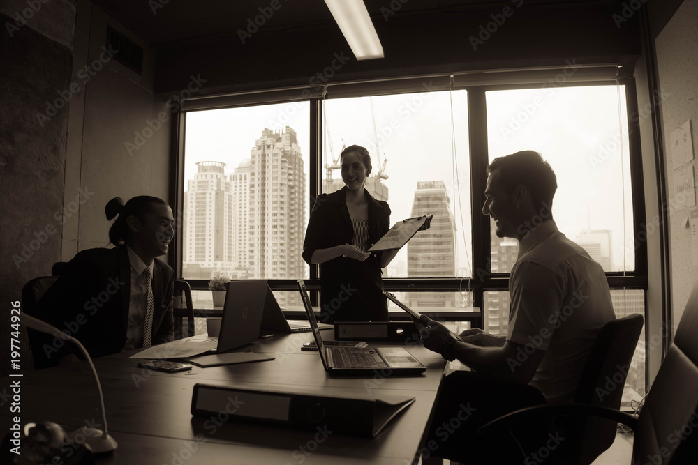 Group of business people having a meeting Group of business people having a meeting