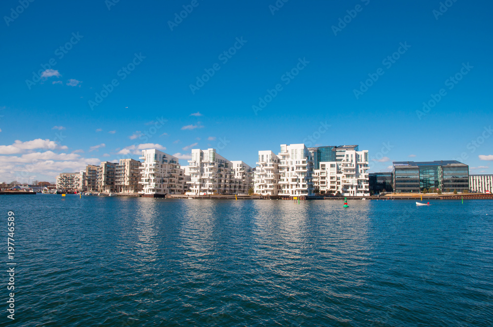 Fototapeta premium Skyline of Copenhagen in Denmark