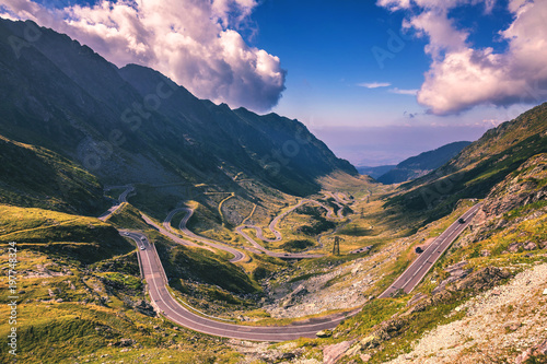 Transfagarasan highway, probably the most beautiful road in the world, Europe, Romania (Transfagarashan)