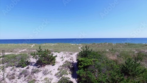 Over the dunes in Montauk photo