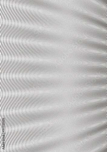 Guilloche background. A simple pattern with wavy lines. Moire ornament, guilloche texture with waves. Security design
