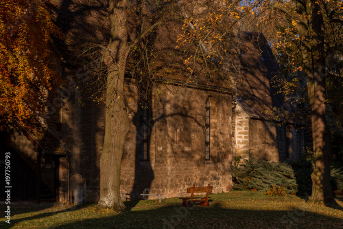 Th  ringer Wald im Herbst Liebfrauenkirche Plaue