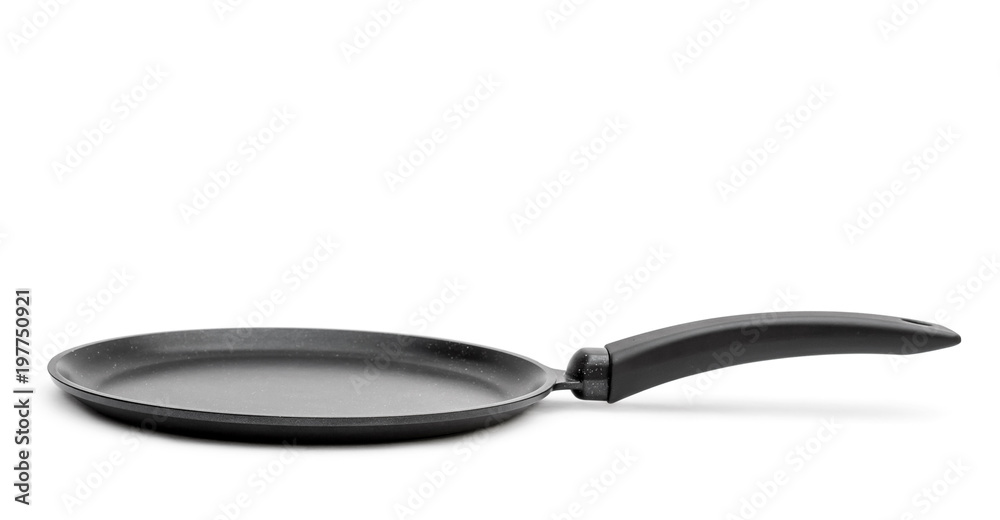 Frying pan on white background. Frying pan on white background.