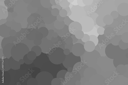 abstract grey background made of circles © chechotkin