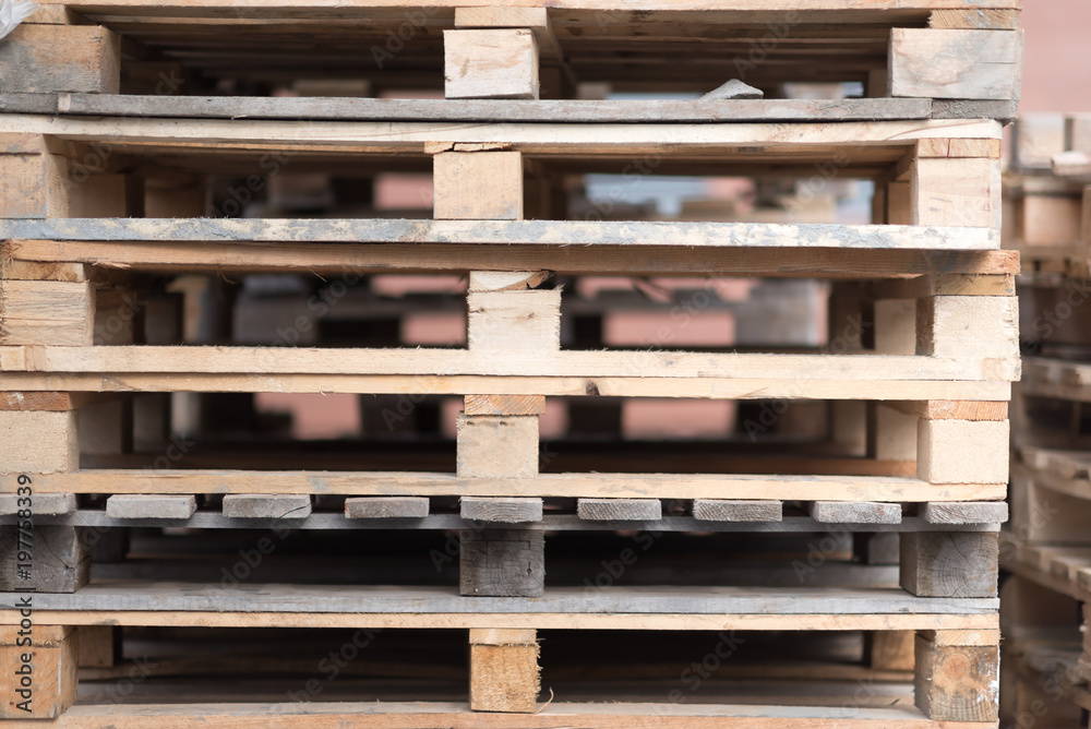 wooden pallets in stack wooden pallets in stack