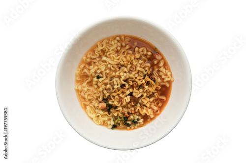 Instant noodles in bowl © bank_jay