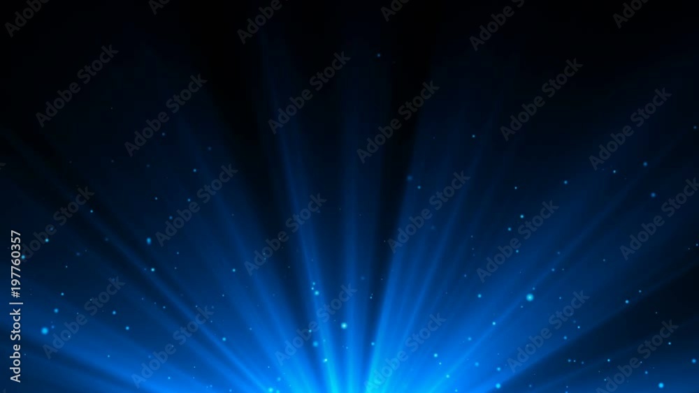 blue rays lights particles