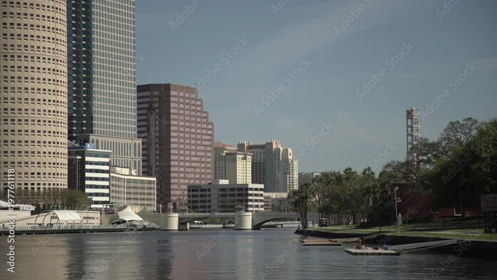 Towers and buildings on Hillsborough waterfront Towers and buildings on Hillsborough waterfront