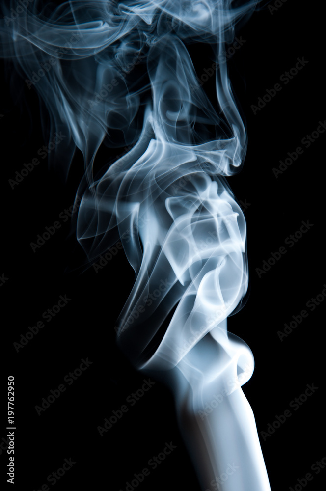 Unique white smoke pattern Unique white smoke pattern