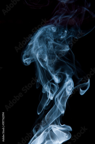 Fototapeta Naklejka Na Ścianę i Meble -  Unique white smoke pattern