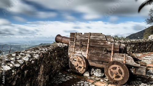 Canon at Eagle Castle, Gaucin, Spain