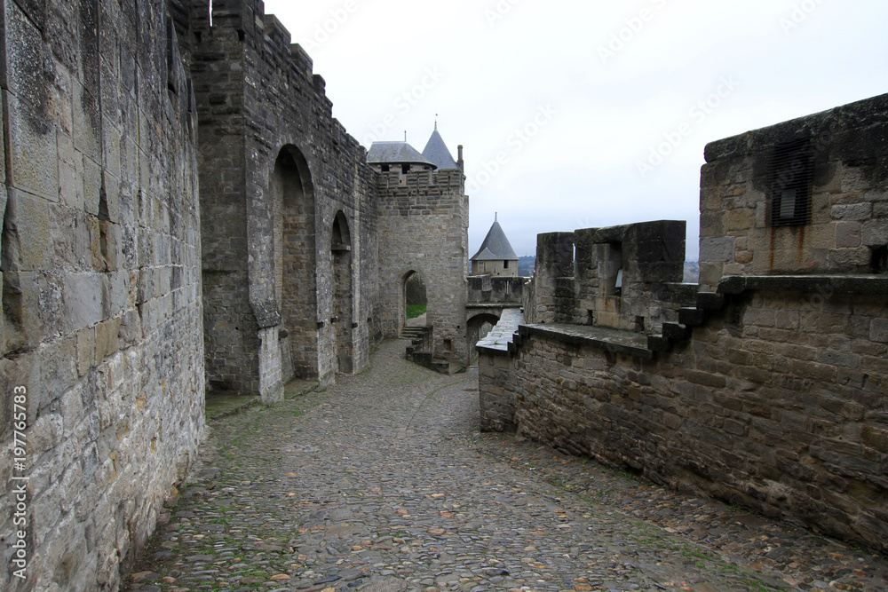 Castle of Carcassonne. Замок Каркассон, Франция