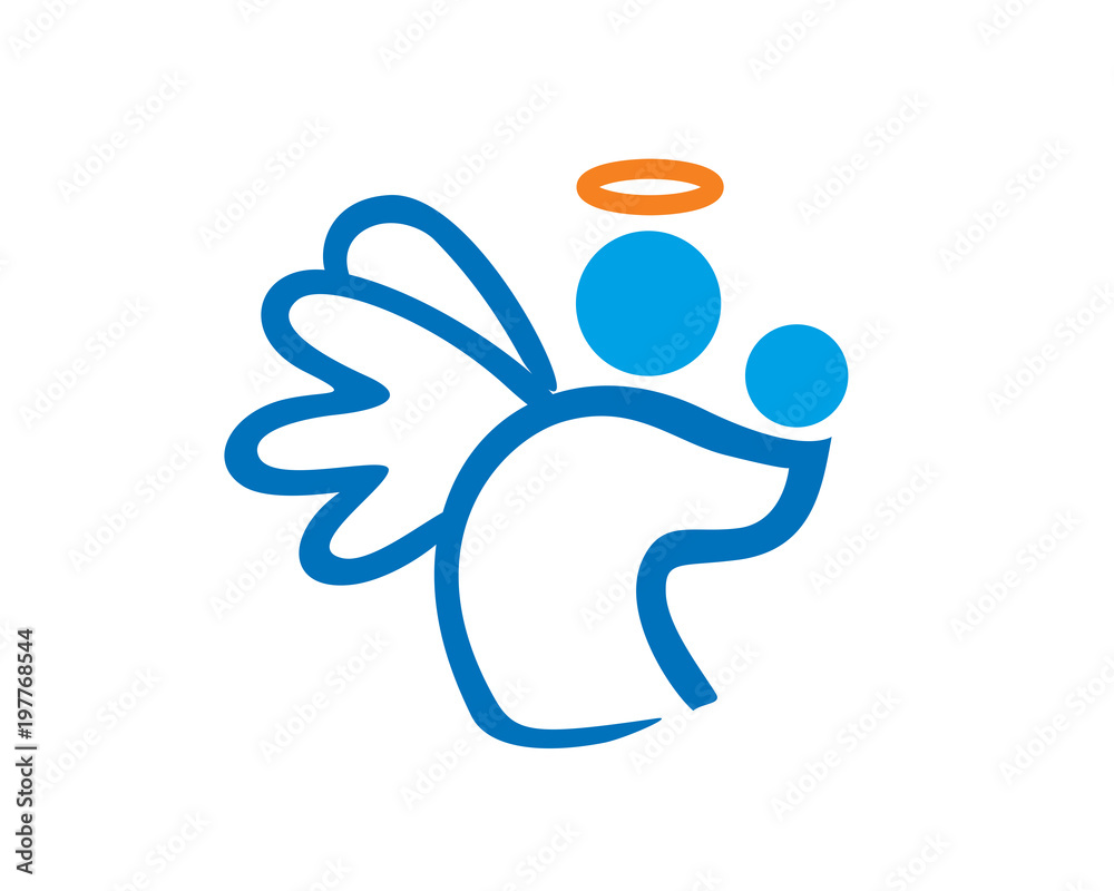 Fototapeta premium Angel, Mother and Child