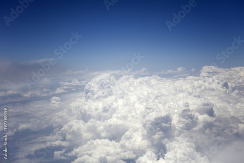 Above the white clouds