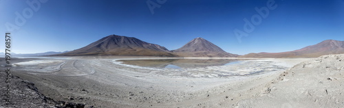 Laguna Verde lake and Licancabur volcano in Bolivia
