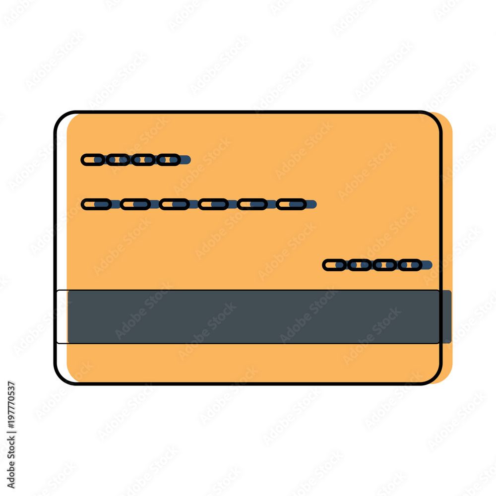 credit card icon over white background, colorful design. vector illustration credit card icon over white background, colorful design. vector illustration