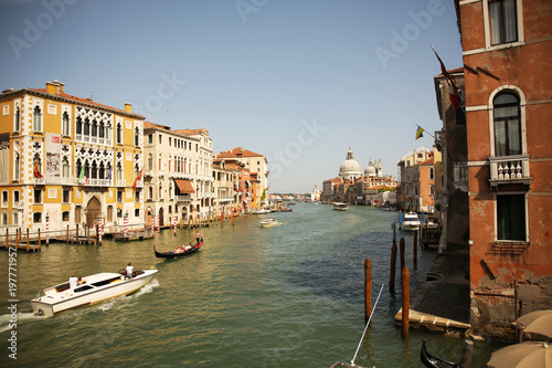 Large Canal Water in Venice, Italy