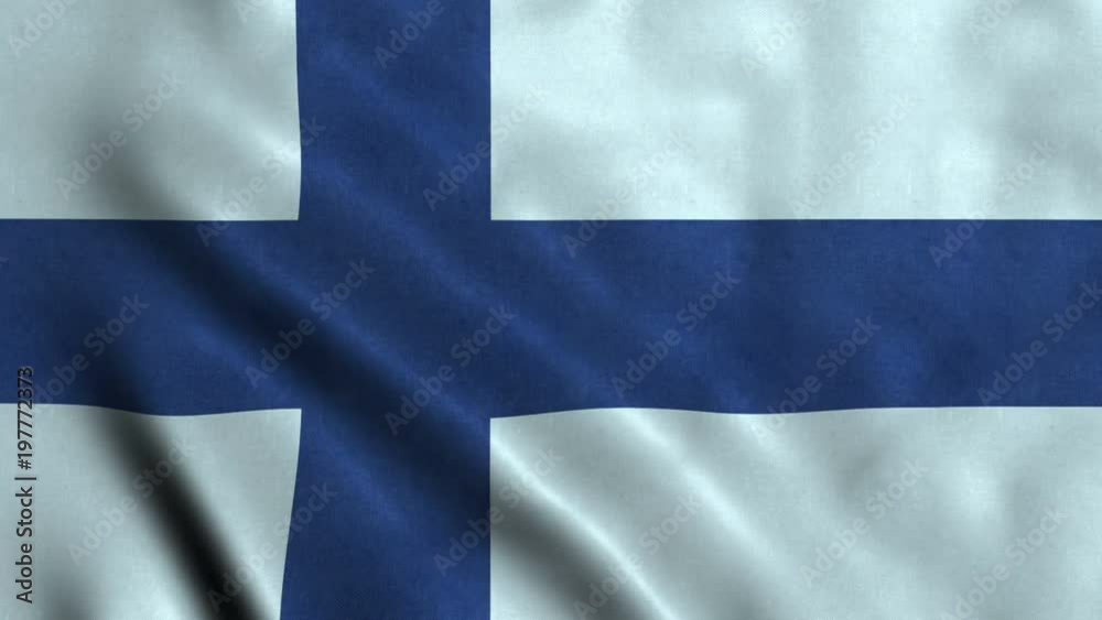 4K Seamless Loopable Flag of Finland 4K Seamless Loopable Flag of Finland