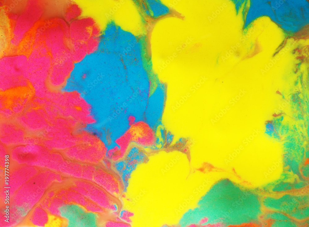 Bright Multicolor Psychodelic Color Mixture Texture