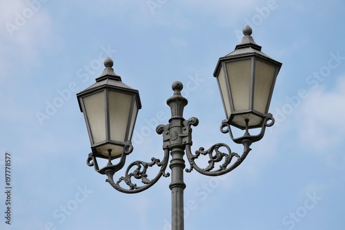 historische Straßenlampe © Manfred Richter