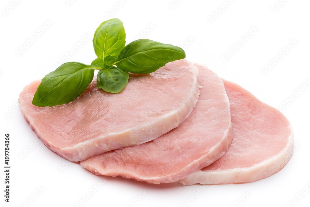 Fresh raw beef steak isolated on white background, top view. Fresh raw beef steak isolated on white background, top view.