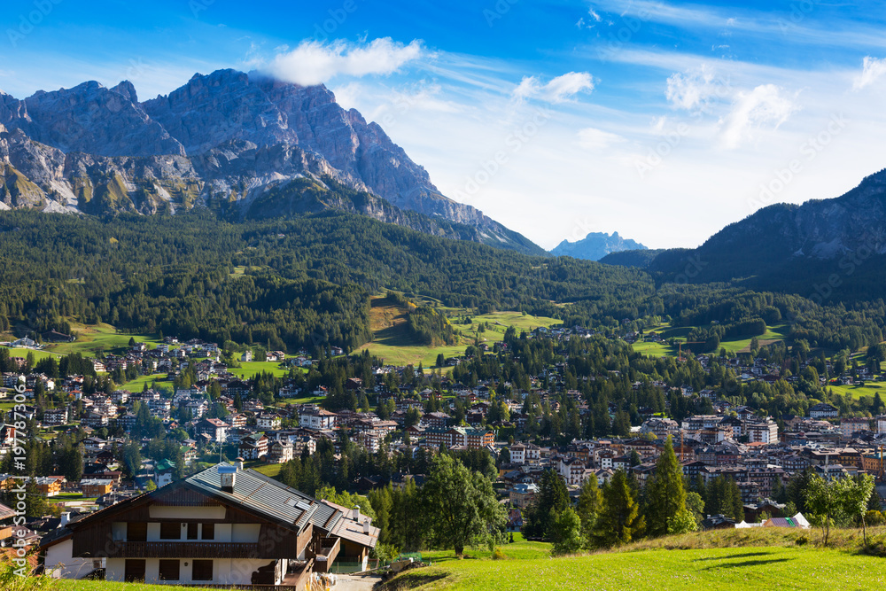 Cortina D'Ampezzo, Dolomite, Alps, Veneto, Italy, Europe Cortina D'Ampezzo, Dolomite, Alps, Veneto, Italy, Europe