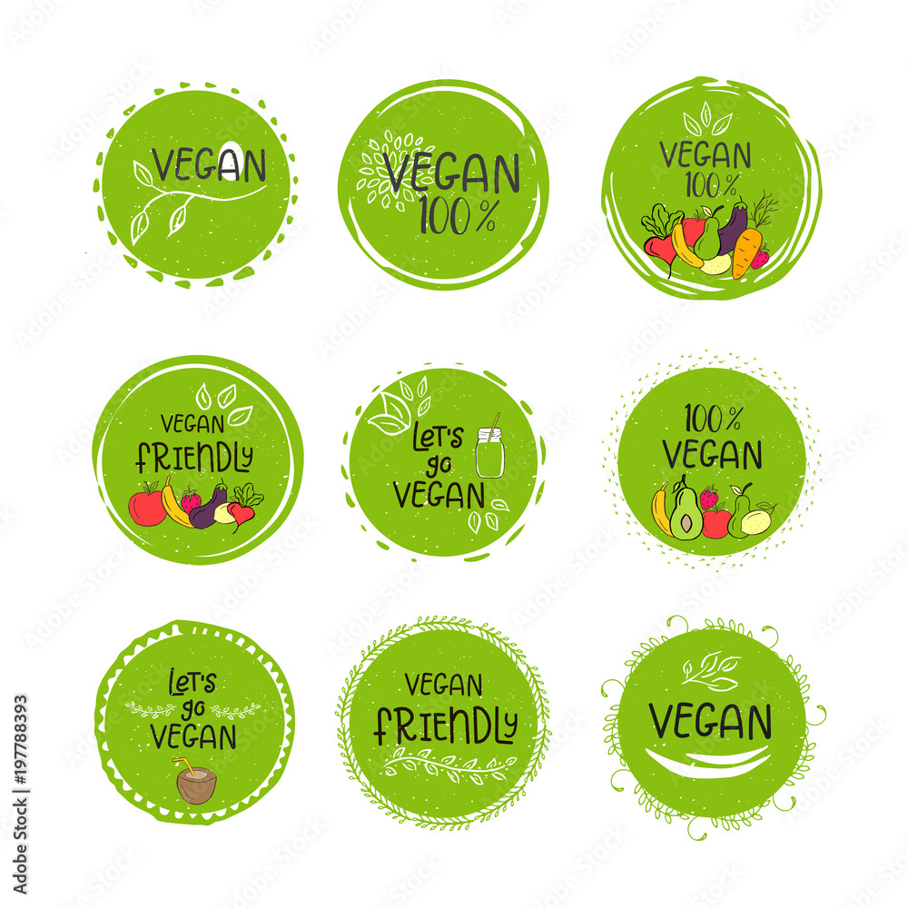 Set of vector eco, bio green logo or sign. Set of vector eco, bio green logo or sign.