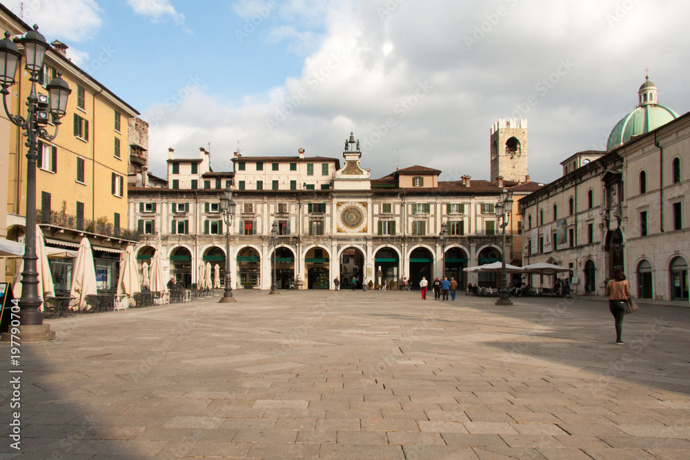 Piazza della Loggia in Brescia