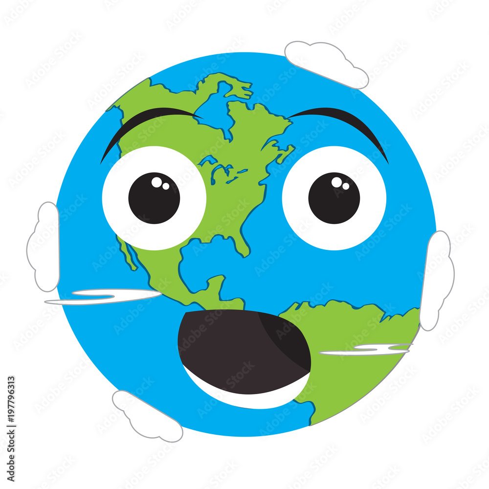 Surprised earth emote. Earth day