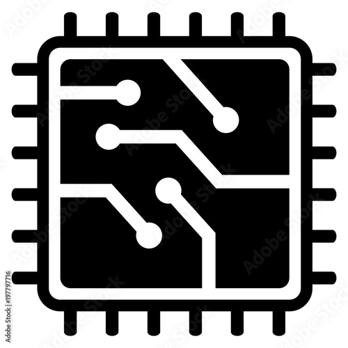 Icon Platine Mikrochip