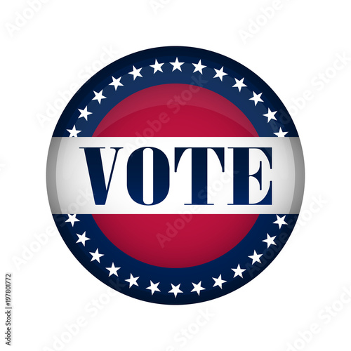 United States campaign button