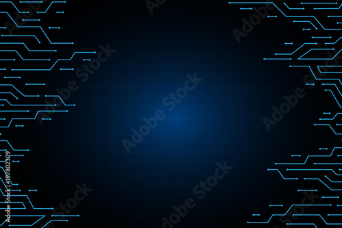 Line circuit abstract technology electricity background design.