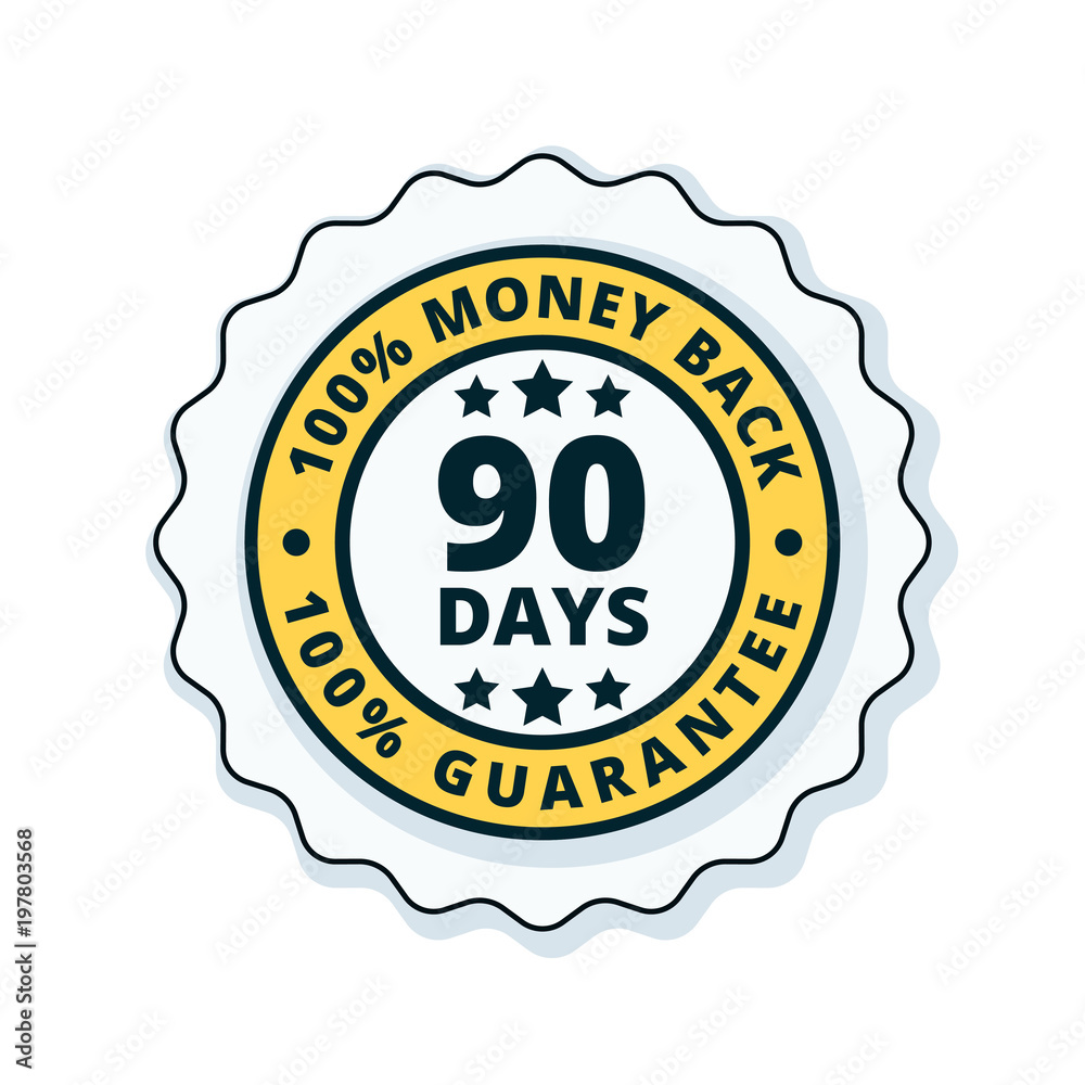 90 Days Money Back illustration 90 Days Money Back illustration