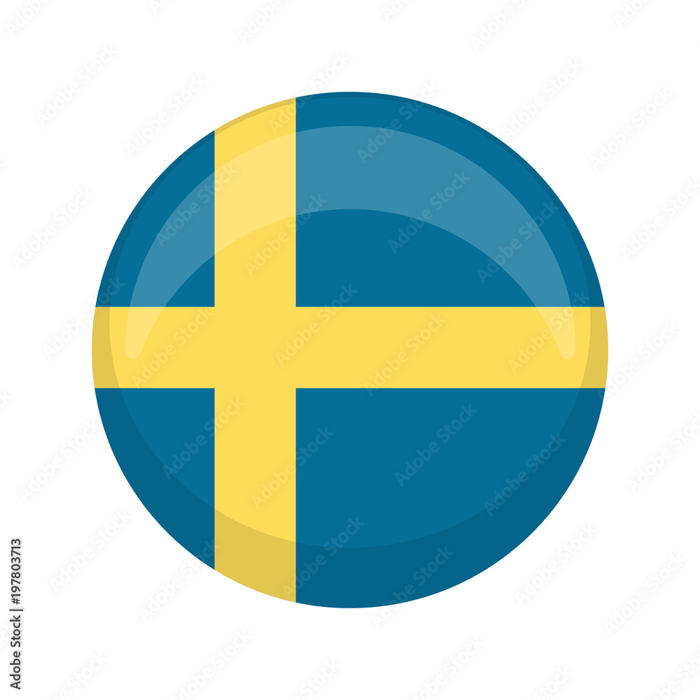 Retro Sweden retro campaign button Retro Sweden retro campaign button