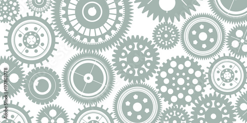Gears background – stock vector