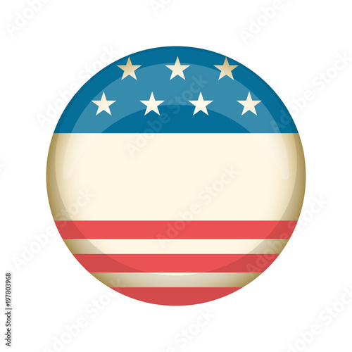 Retro United States campaign button