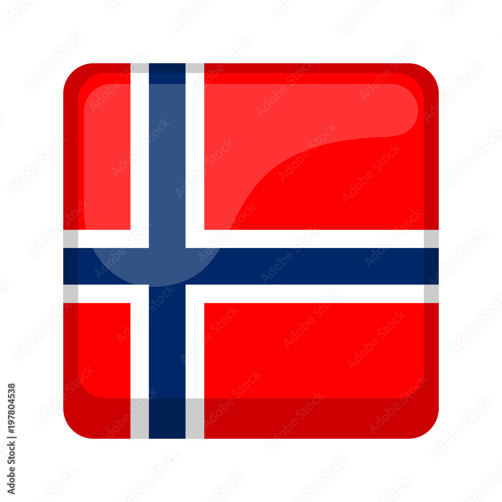 Fototapeta premium Empty Norway campaign button
