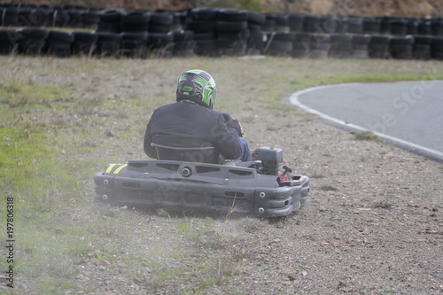 Tableau sur toile Karting