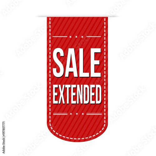 Sale extended  banner design