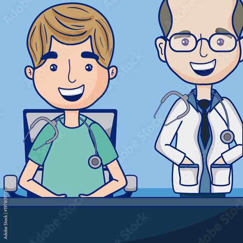 Funny doctors cartoon