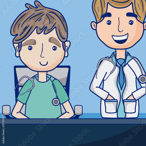Funny doctors cartoon