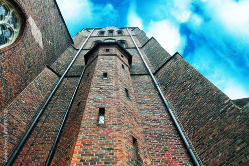 Old Catholic church in the city of Garrel in Germany part three photo