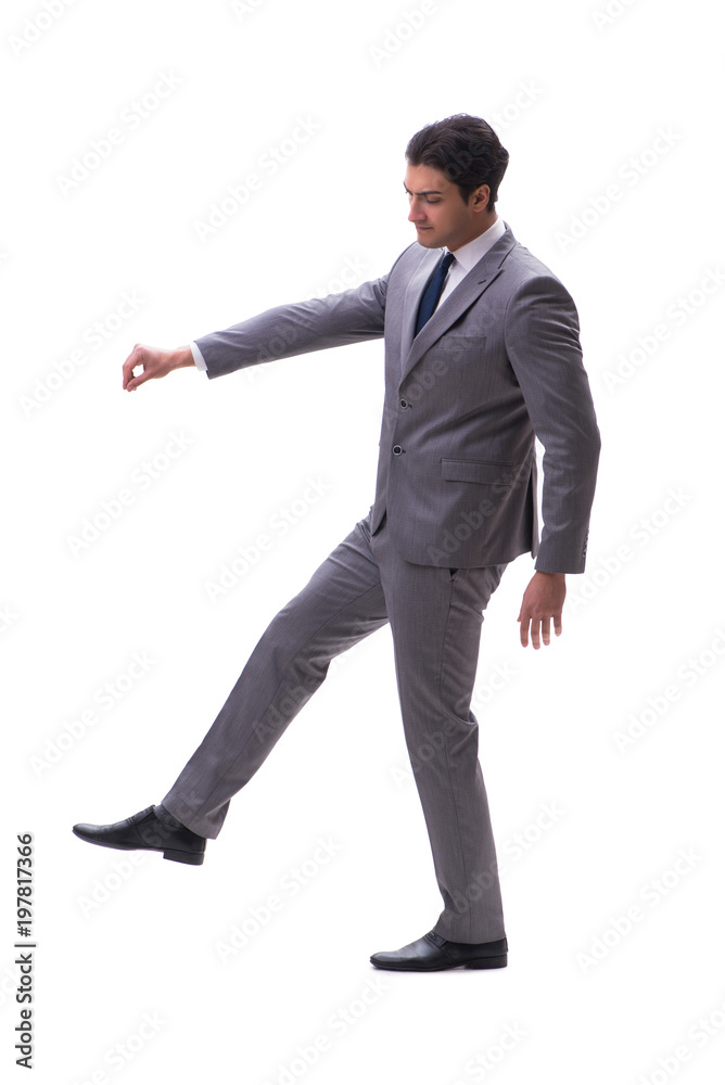 Businessman isolated on the white background Businessman isolated on the white background