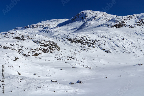 winter in the mountains