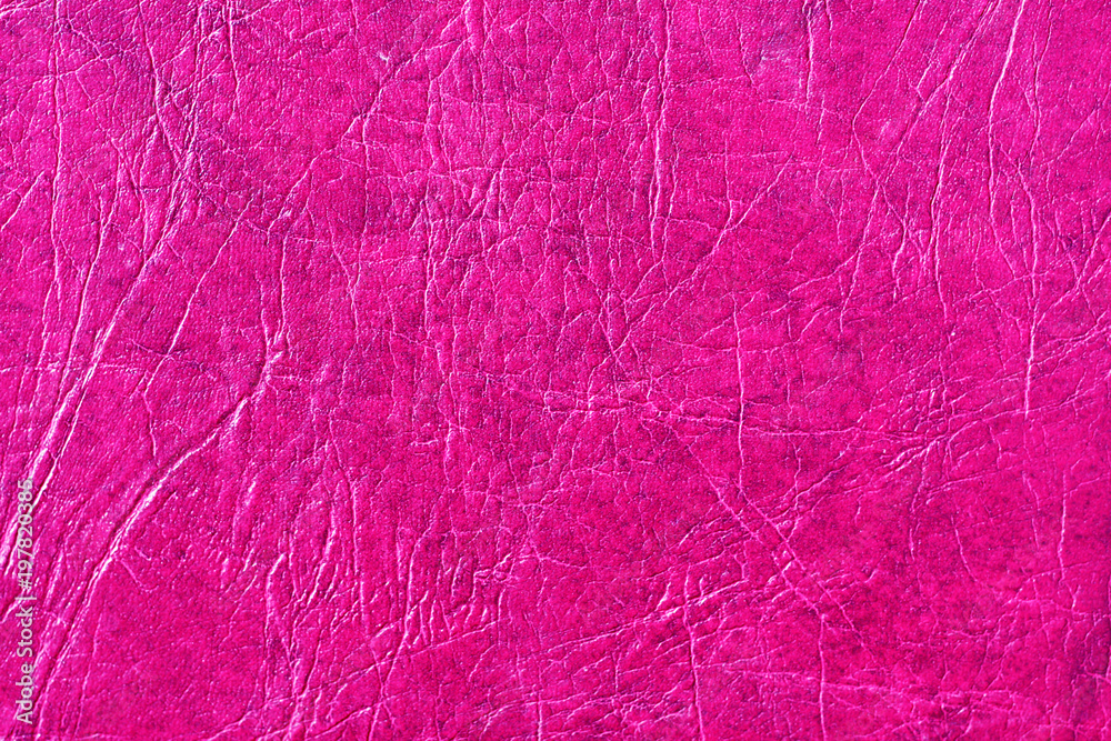 Fototapeta premium pink leather texture background, bright color