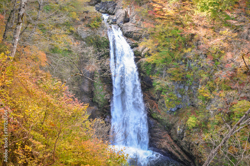 秋保大滝の秋景色