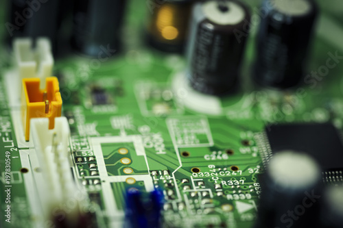 Electronics circuit board digital background photography